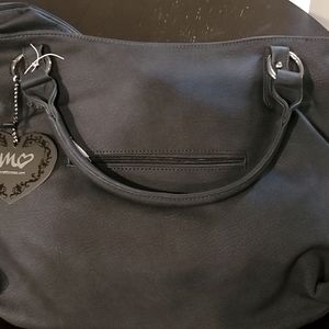 Double handle hobo bag